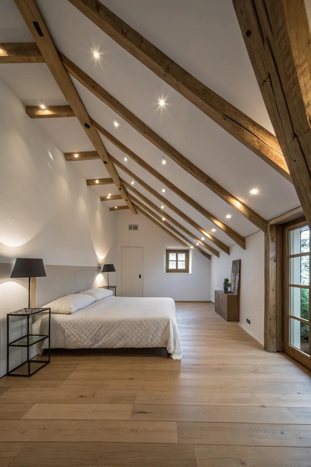 Accomplish a polished look with flush lighting.