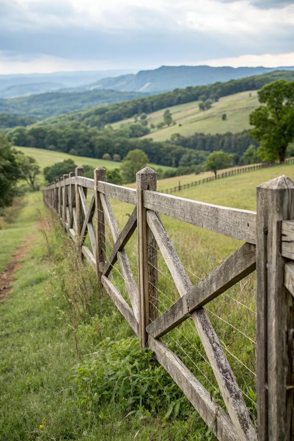 An elaborate cross-panel divider elevates the scenic beauty.