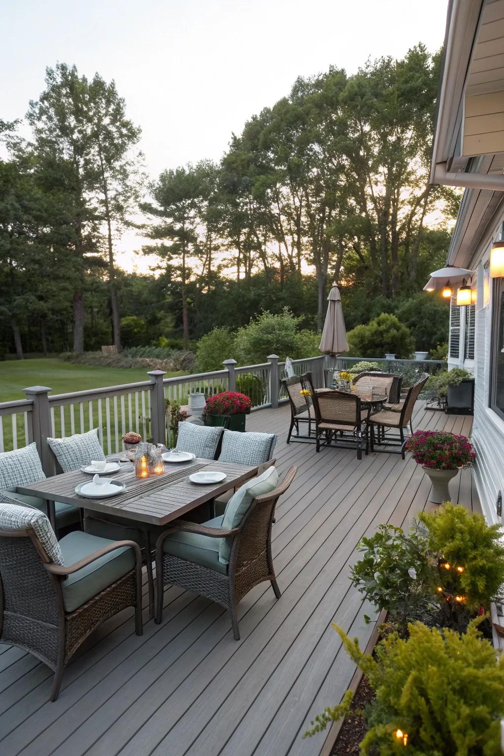 Develop appealing spaces through careful furniture arrangement.