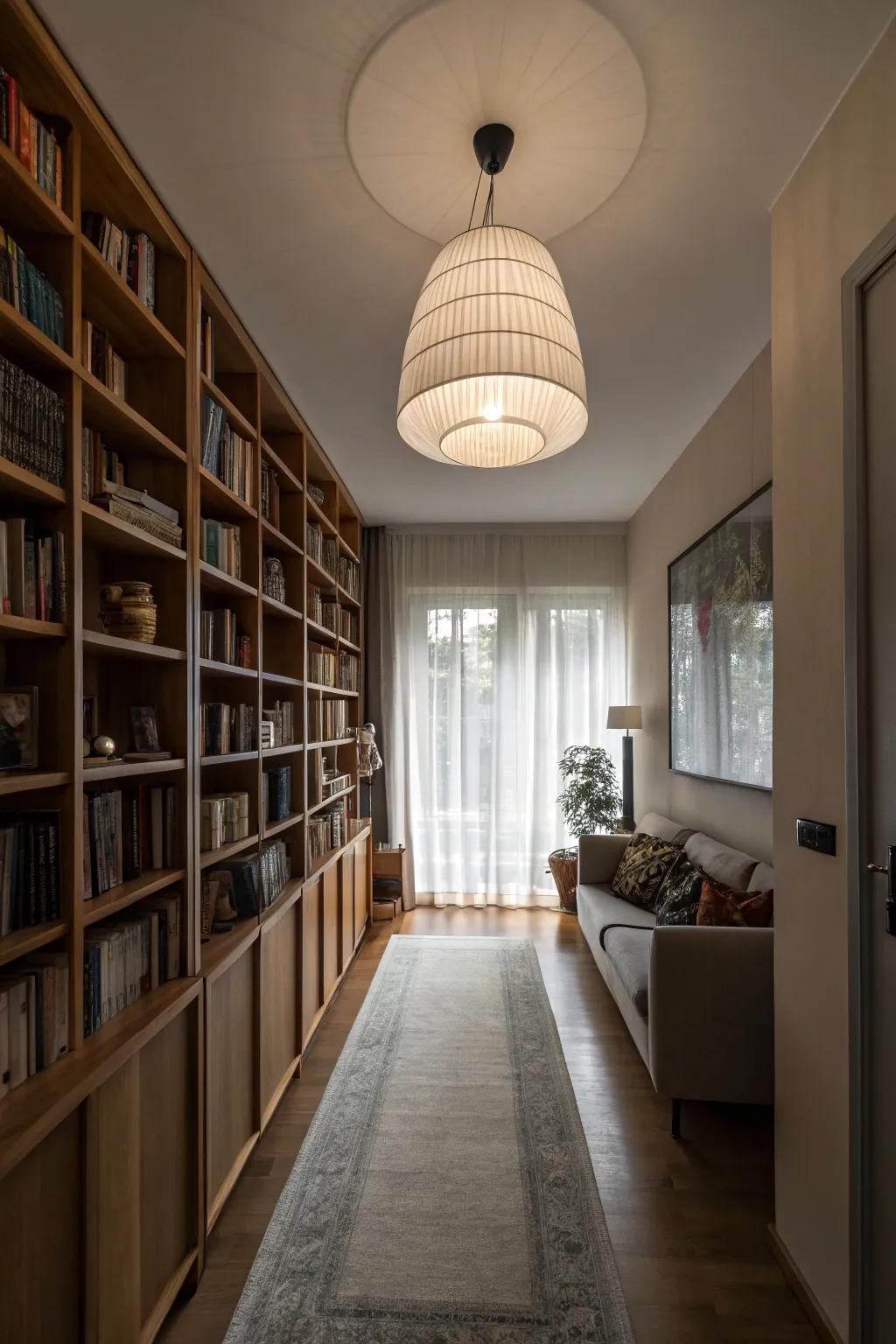 High components improve height understanding in slim rooms.