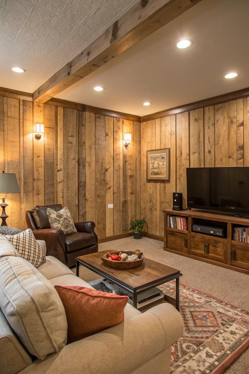 Make a cozy space with detachable wall panels.