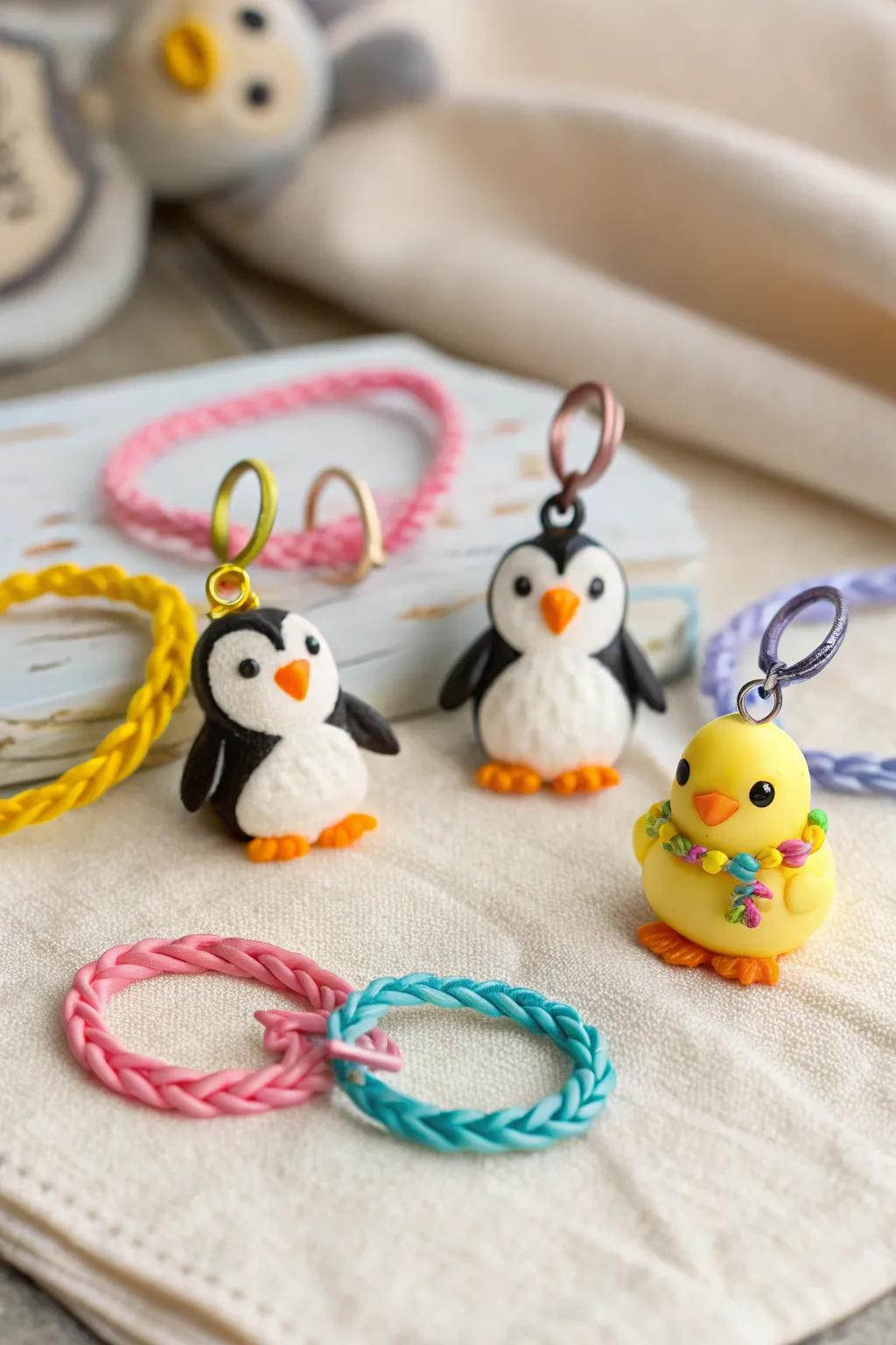 Adorable animal charms to bring a touch of nature into your crafting.