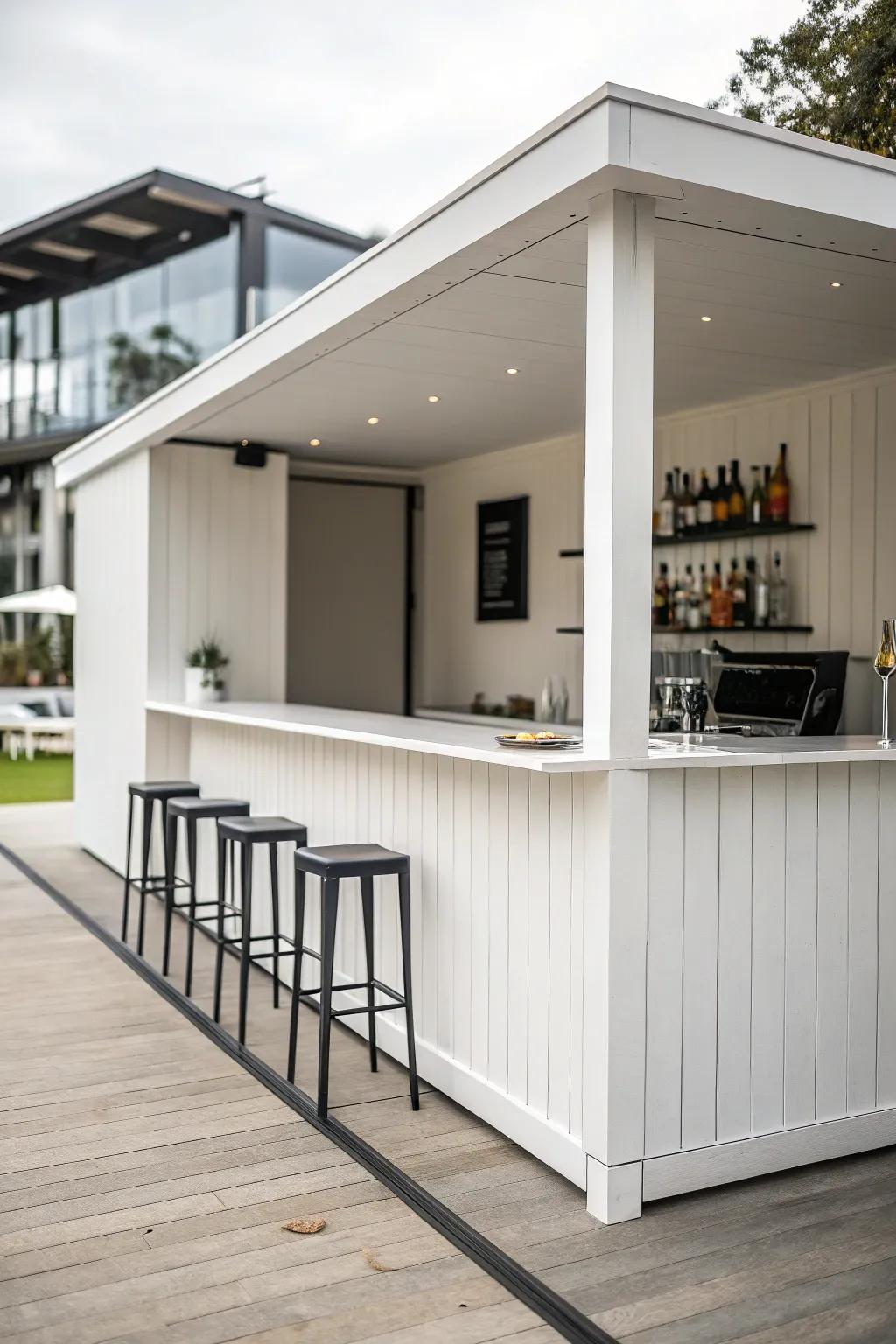 Achieve stylishness with a simple modern design.