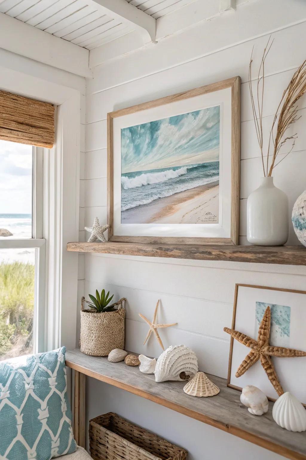 Maritime accents bring the coastline directly into your living space. 🌊 #NauticalTheme #BeachInspired
