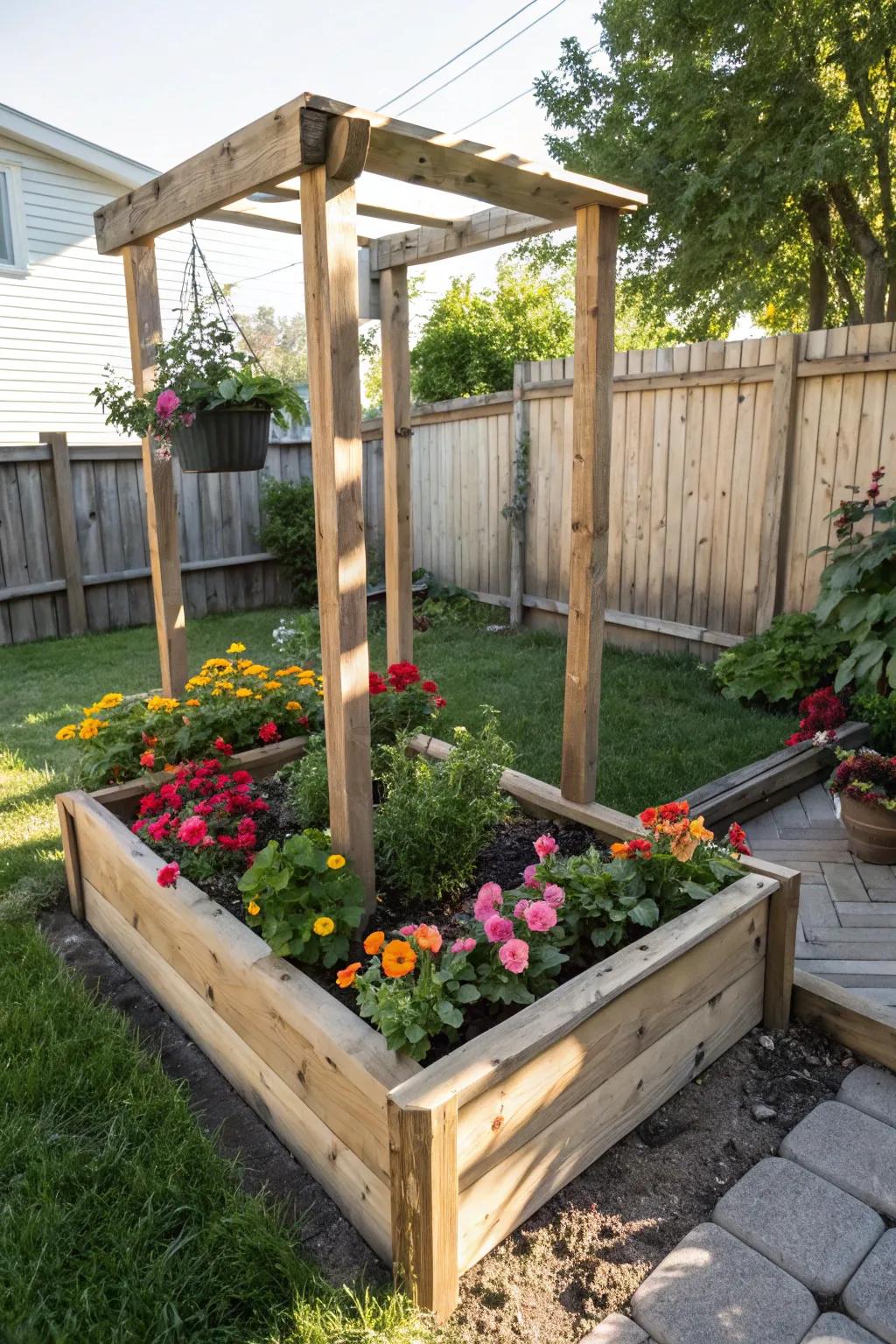 Elevate your blooms with elevated flower beds.