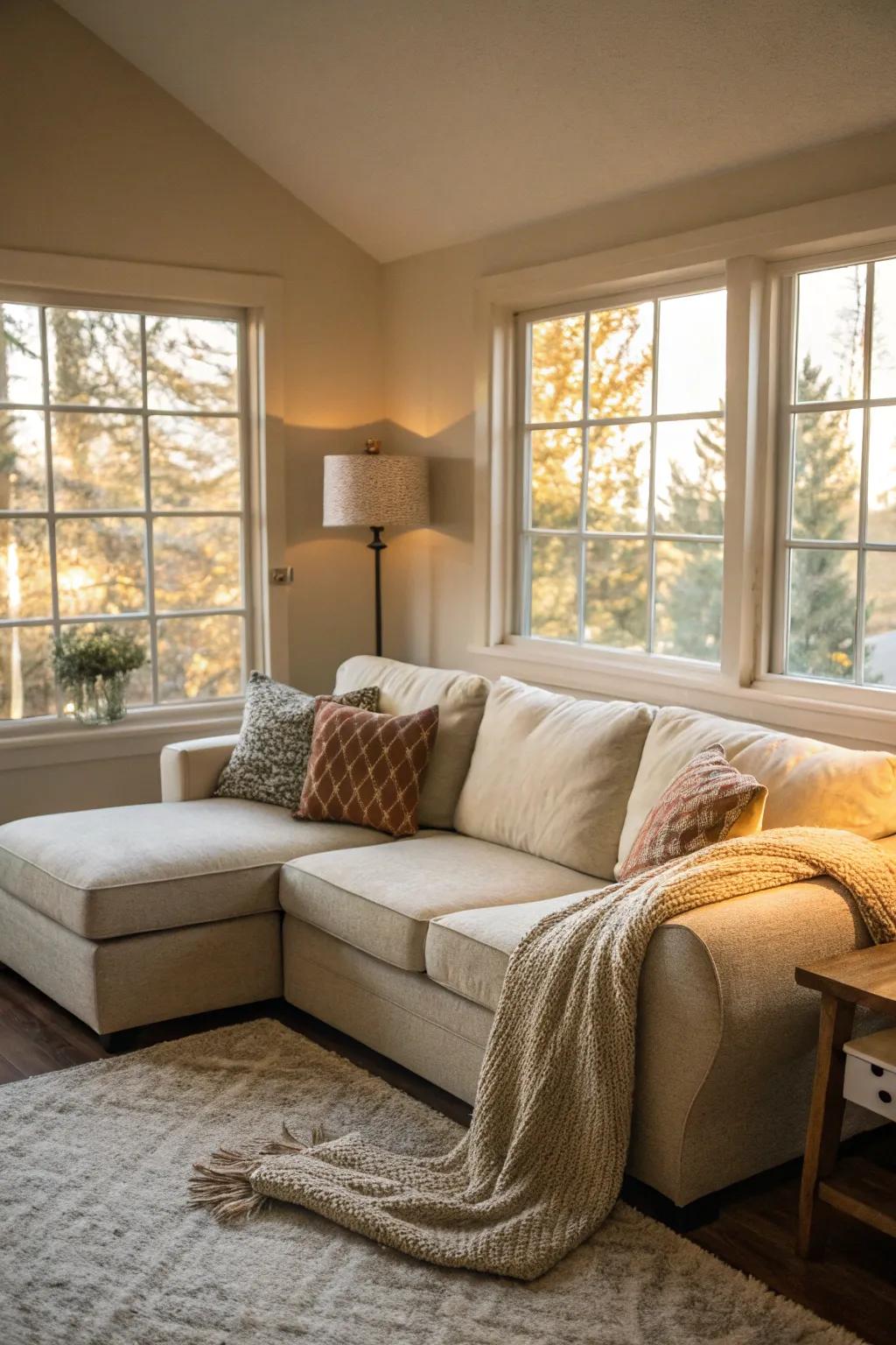 Natural light makes everything feel more open and airy.