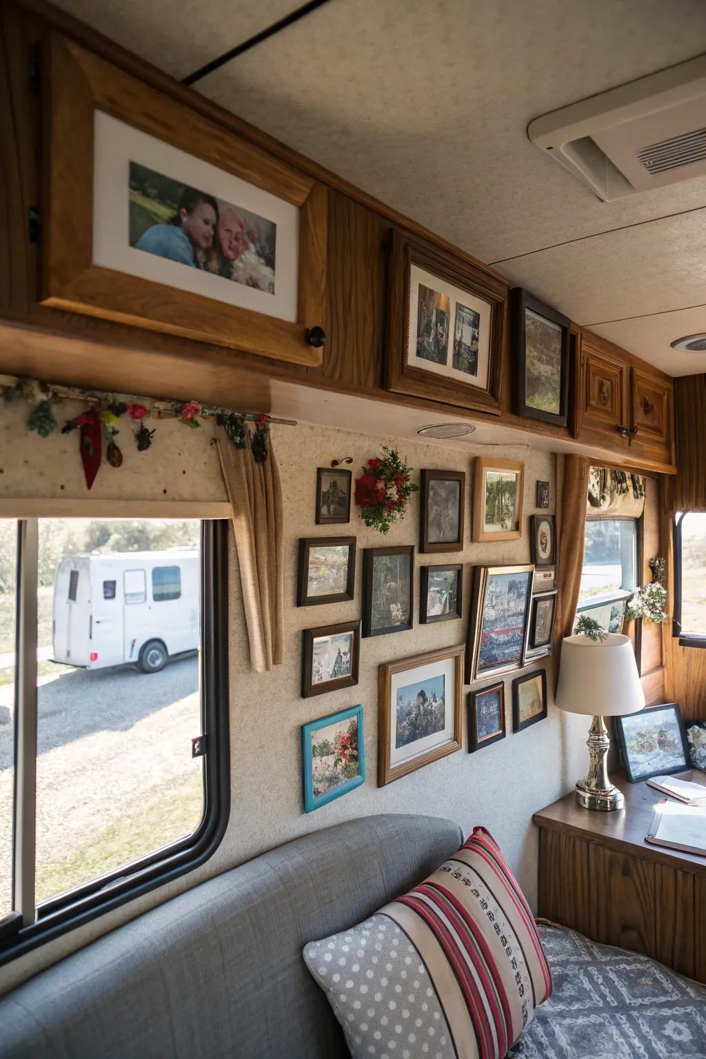 Wall art adds personal touches to your RV and makes it feel more like home.