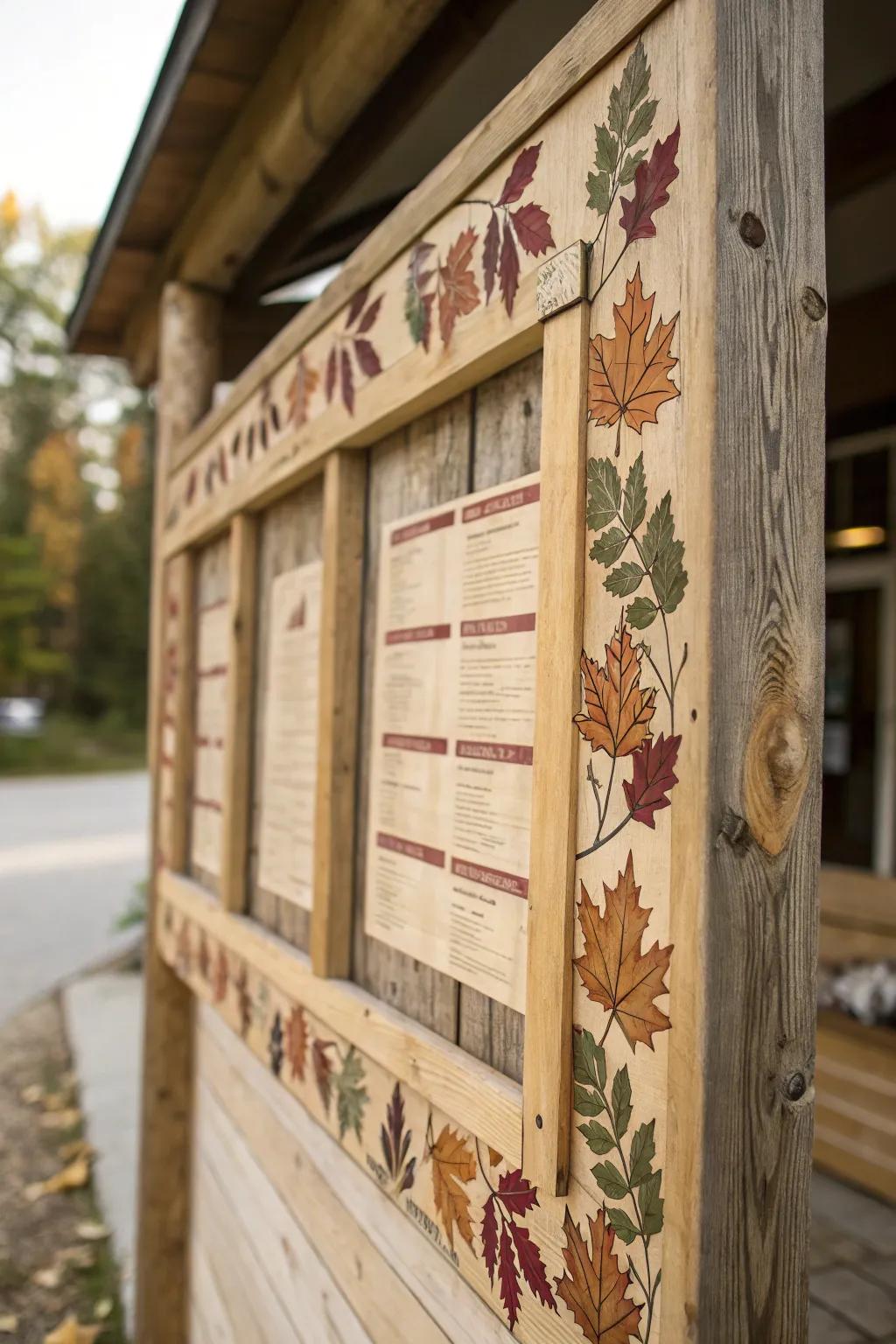 Nature-inspired borders give your bulletin board an outdoor feel.
