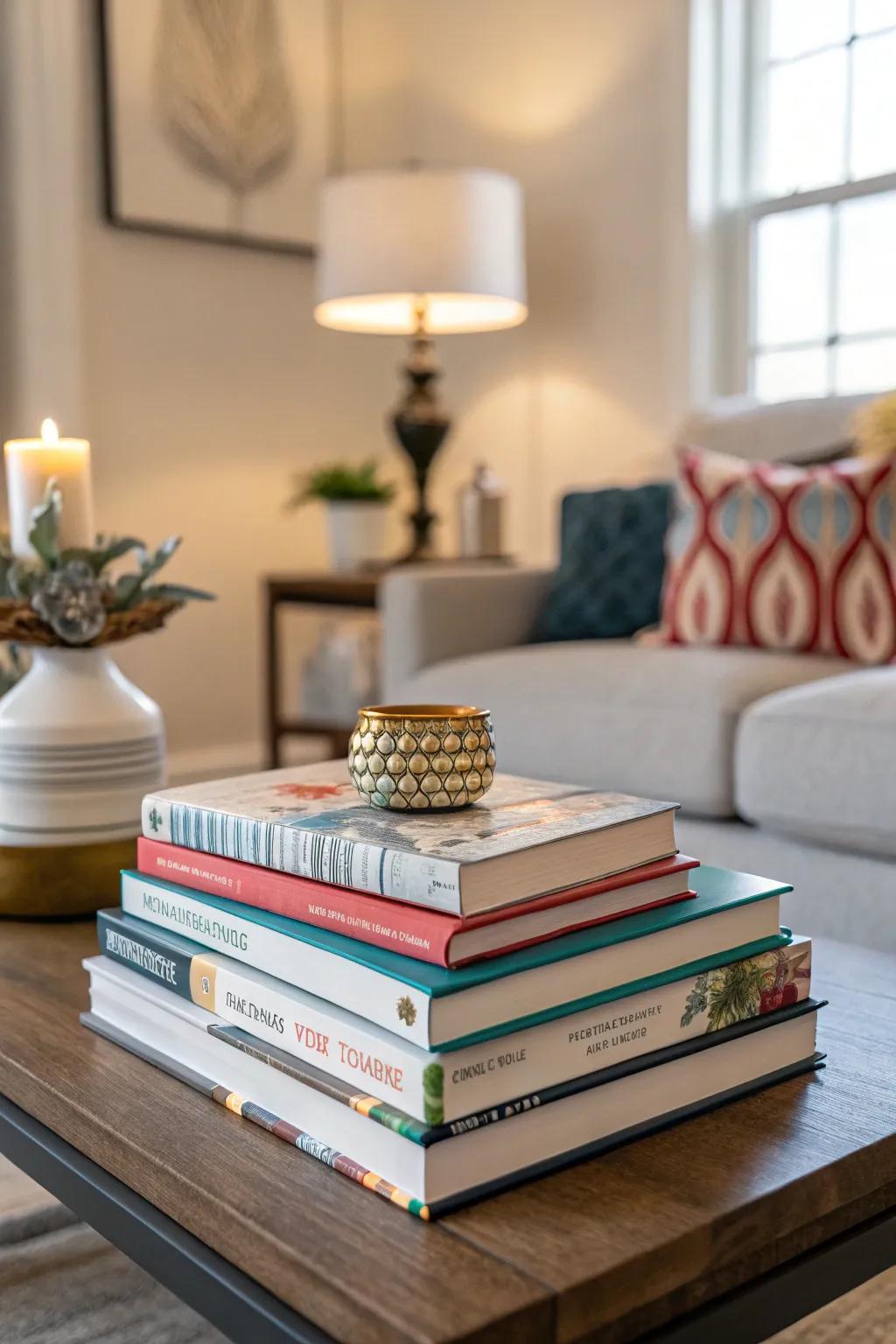 Literary works bring persona and charm to all table designs.