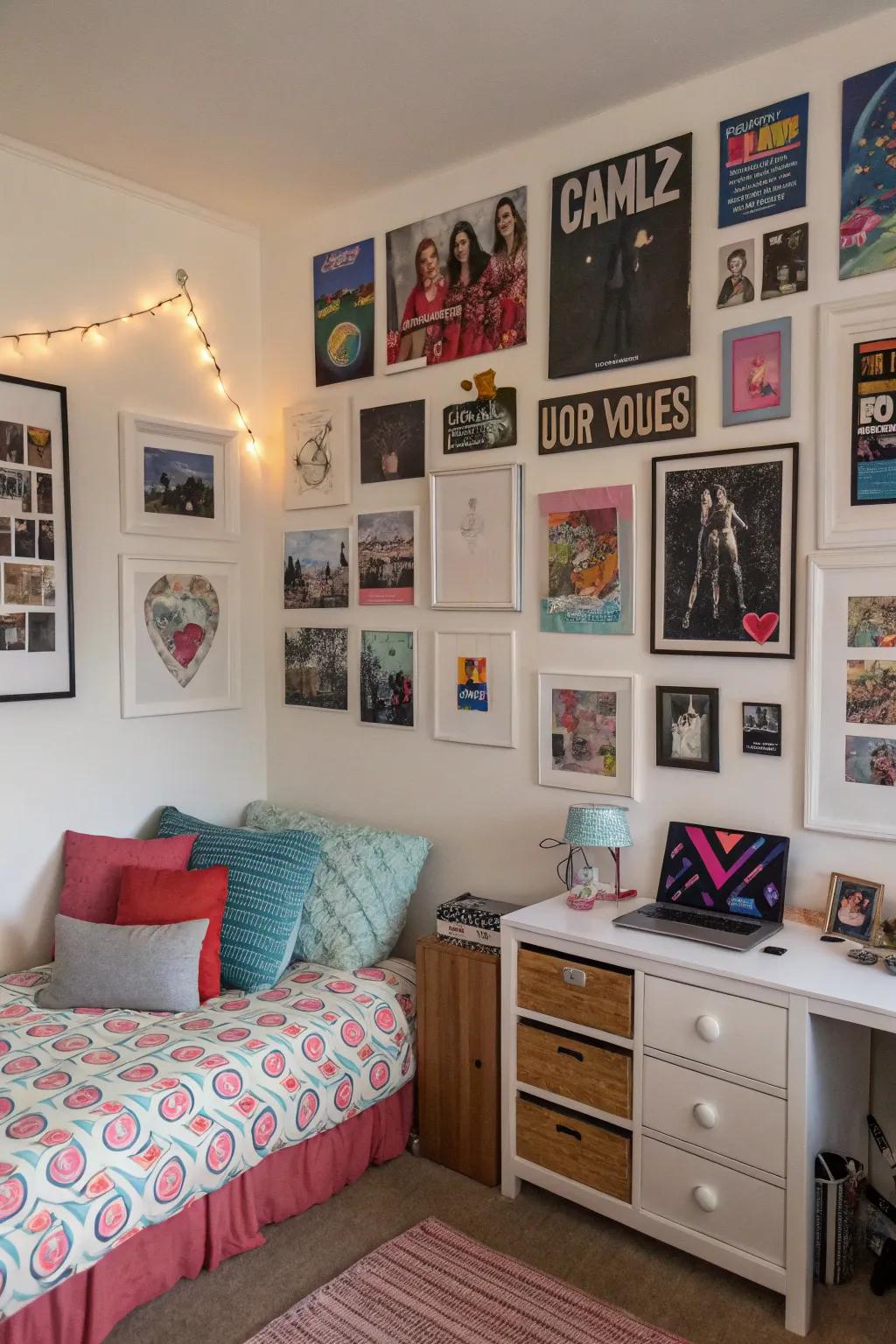 Feature walls bring individuality and character.