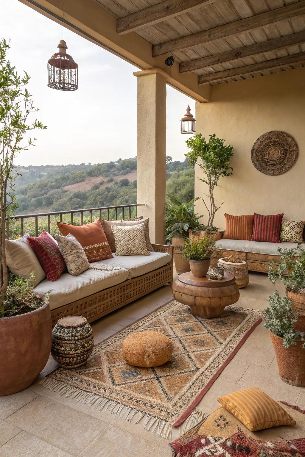 Natural palettes create a warm and inviting atmosphere.