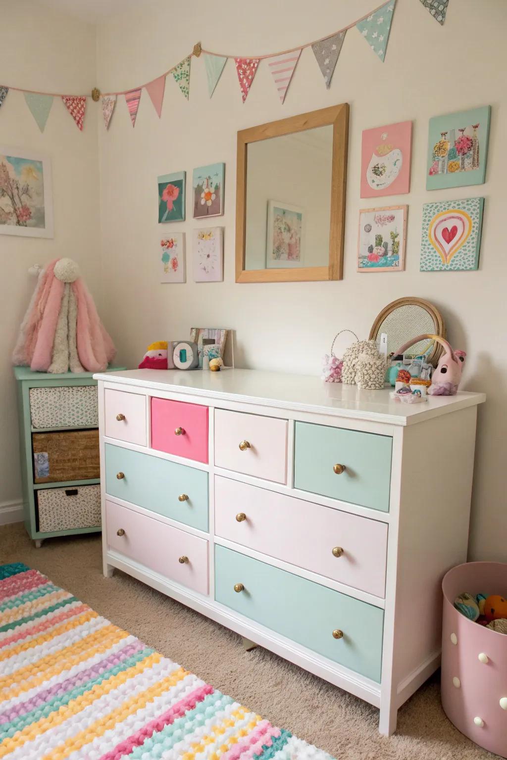 A splash of paint can give old furniture a new beginning.