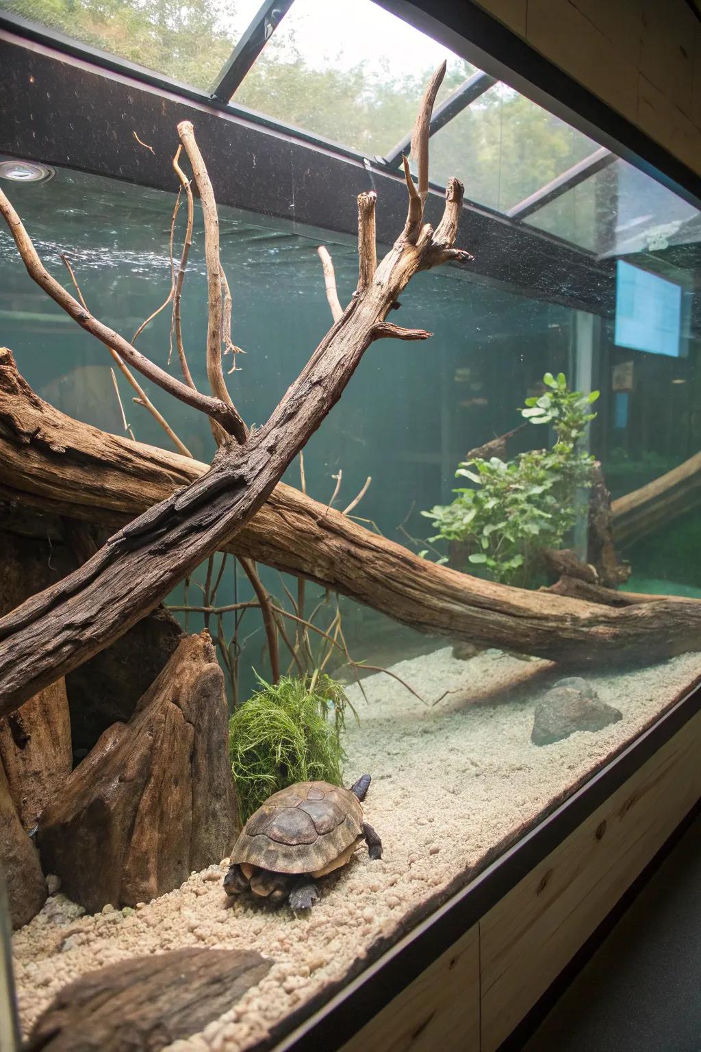 Driftwood incorporates charm and opportunities for play into your turtle's aquatic environment.