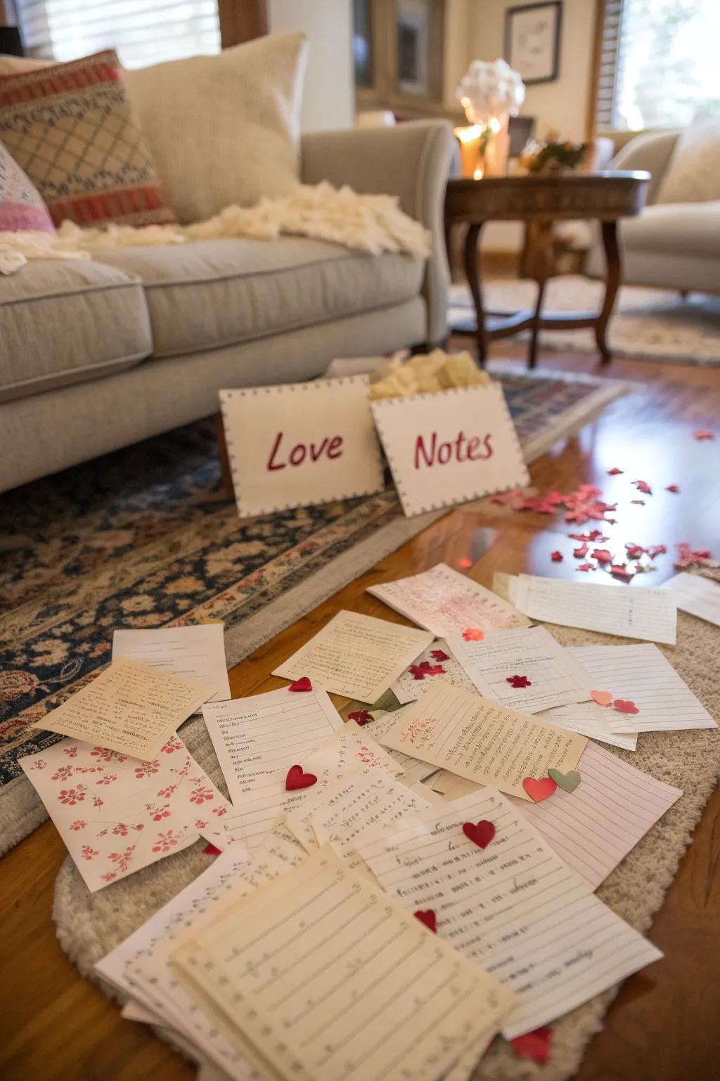 Surprise your liked one with sincere Do It Yourself love notes.