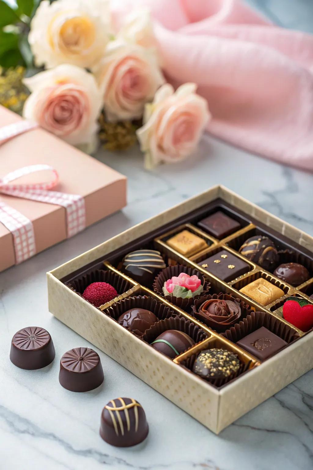 Specialty chocolates to add a touch of sweetness and sophistication.