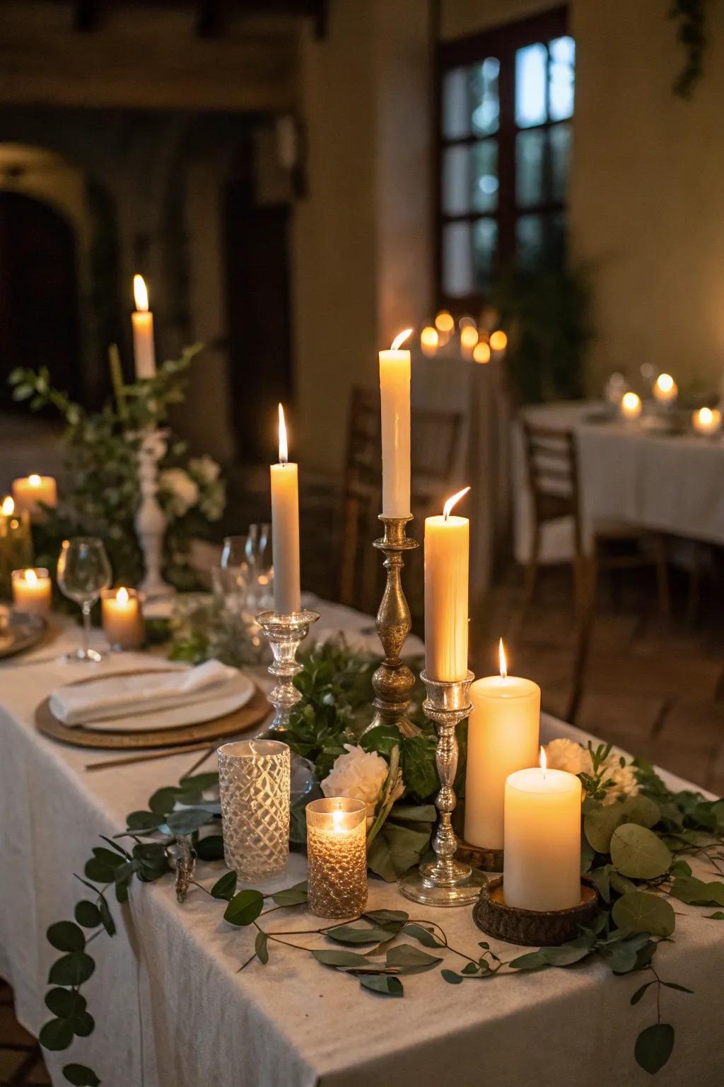 Illumination projecting a captivating glow in the retreat.