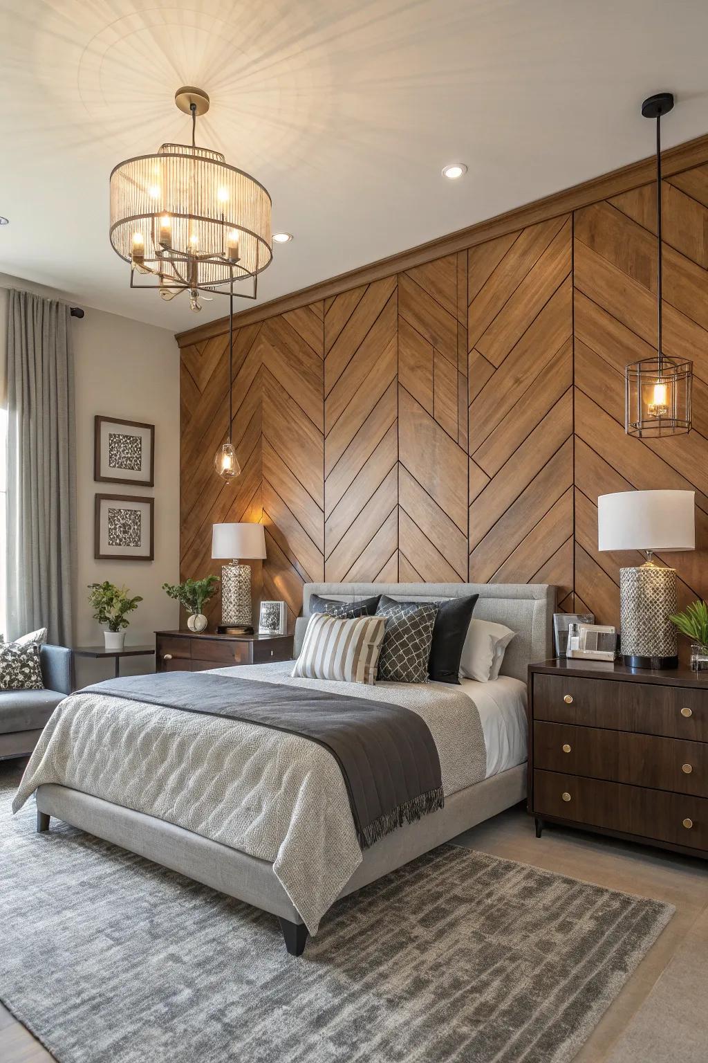A timber covering accent wall has the power to redefine your area.