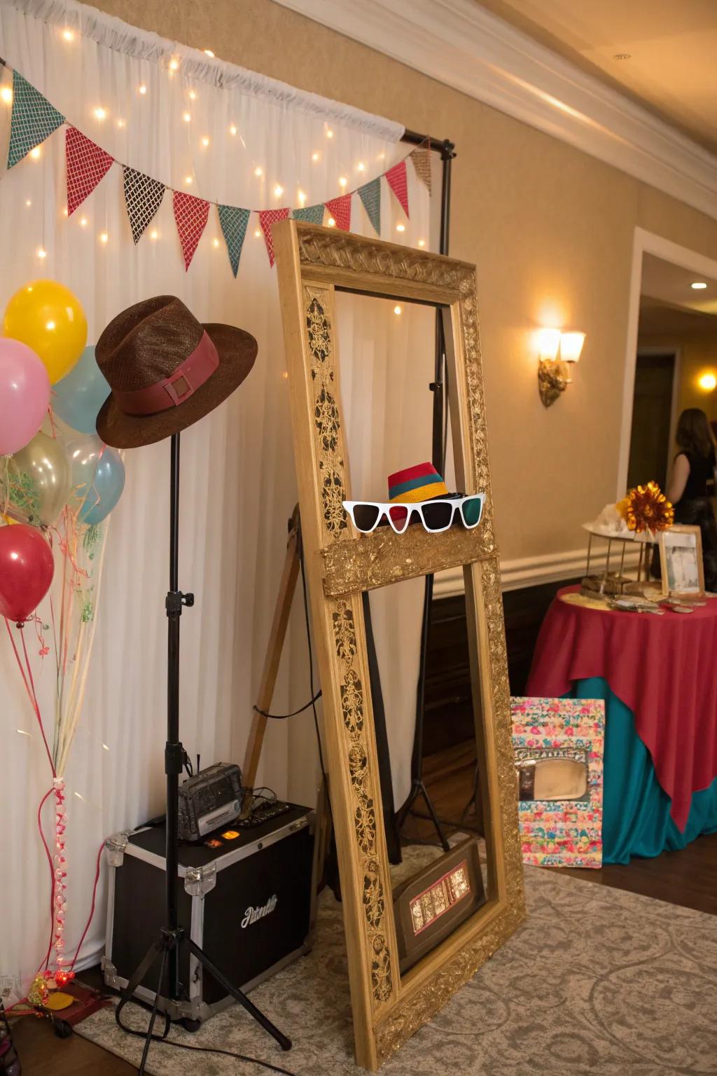 Capture sweet memories with a charming picture-taking spot, which is ideal for a first birthday.