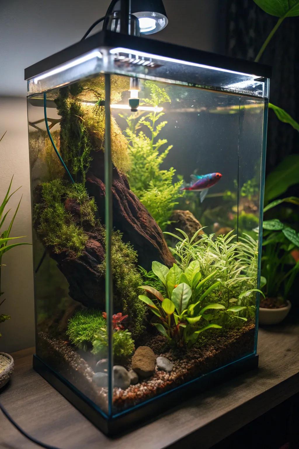 Create a jungle expedition with layered plant textures.