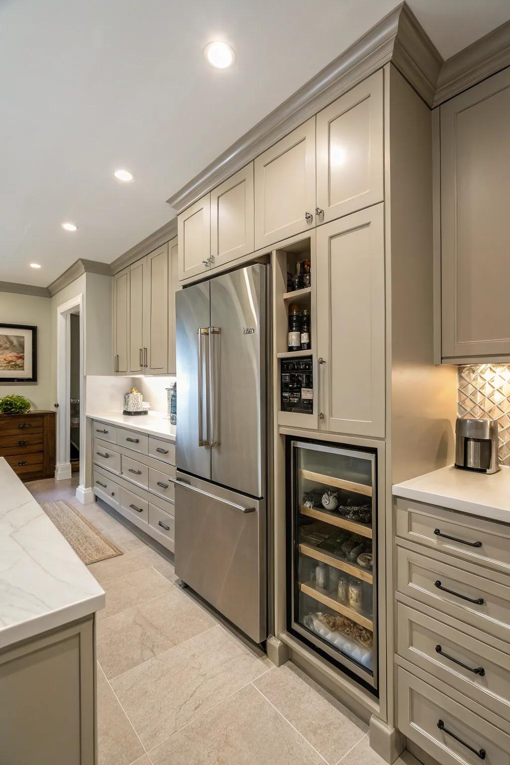 A seamless, integrated design brings cohesion to your kitchen.