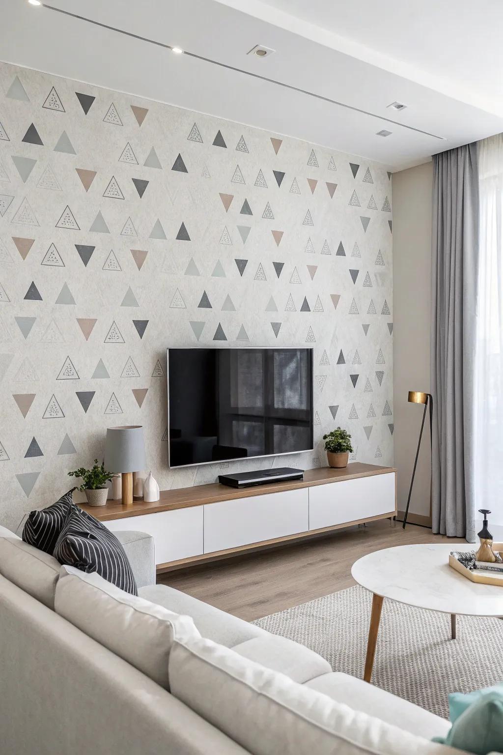 Simplicity harmonizes with style in minimalist wallpaper designs.