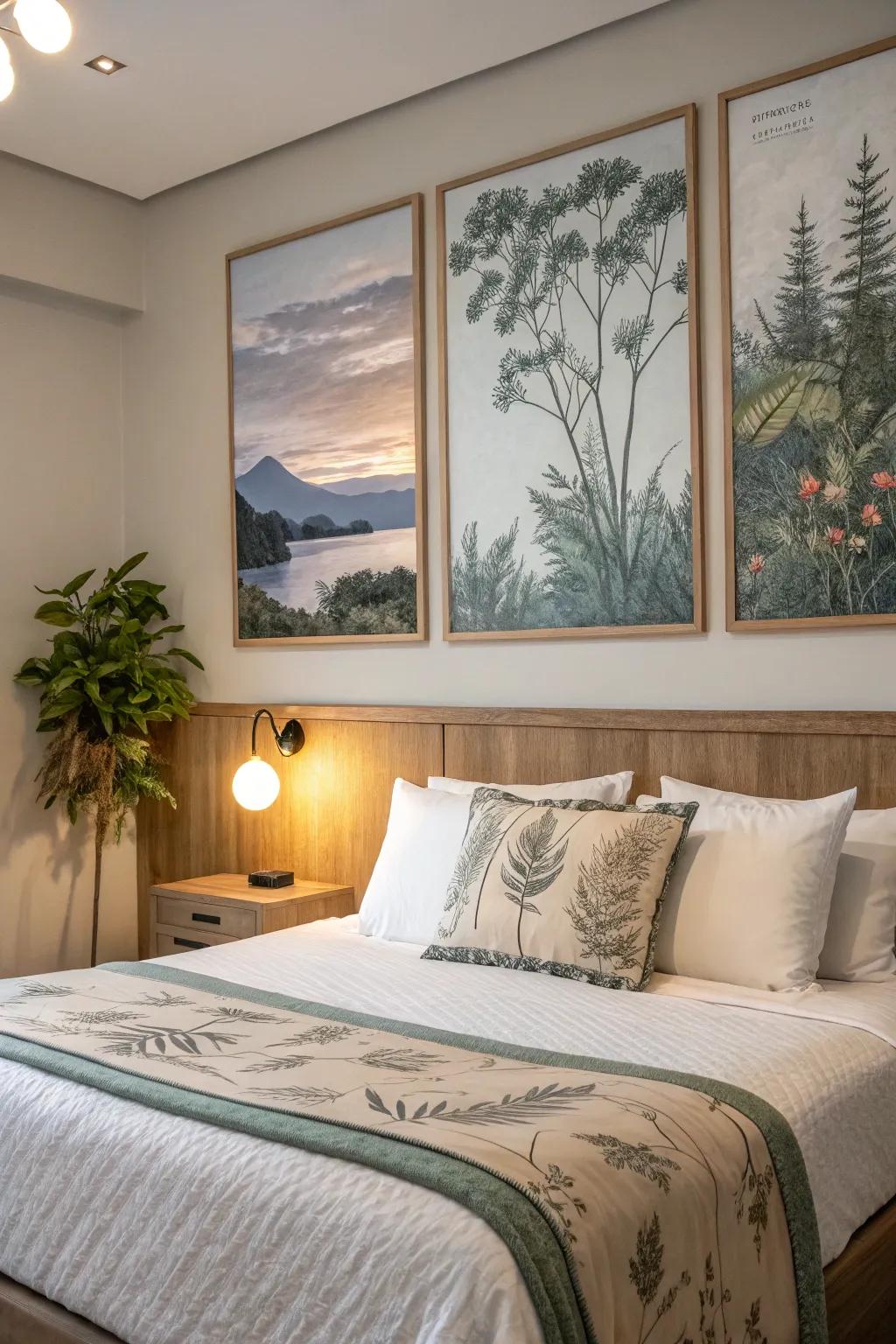 Embrace peace with artwork inspired by nature.