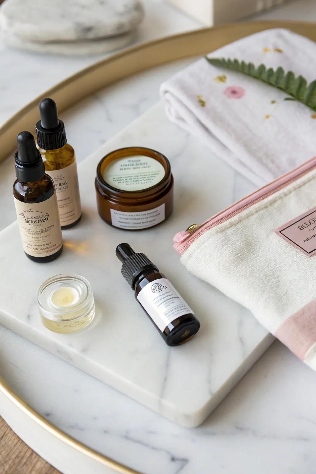 Personal care sets offer guests a dash of luxury and calm.