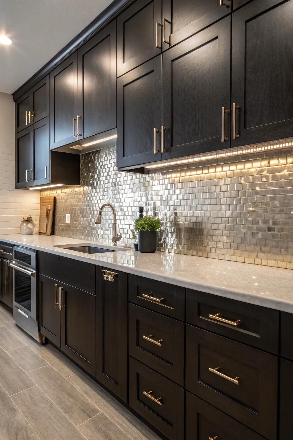 Bounce light and style with metal details.