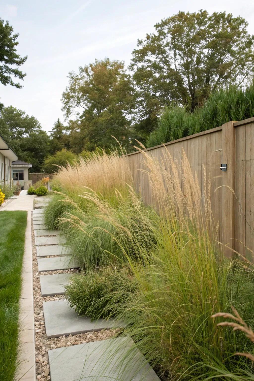 Privacy plants can turn your easement into a sheltered sanctuary.