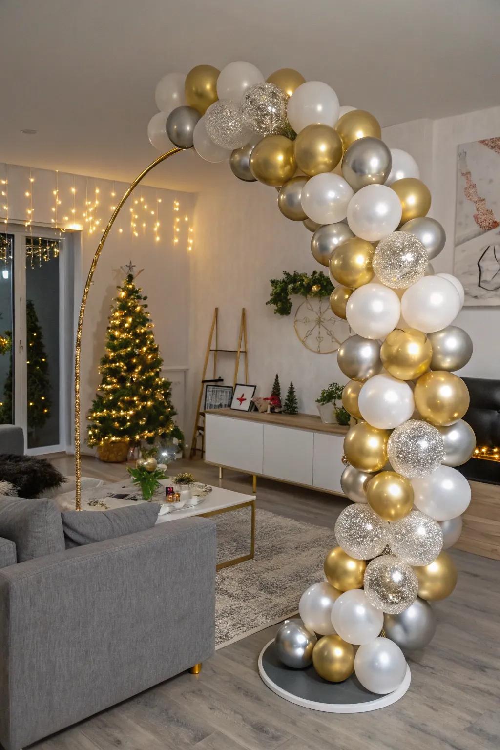Shiny balloons give a luxurious feel to any scene.