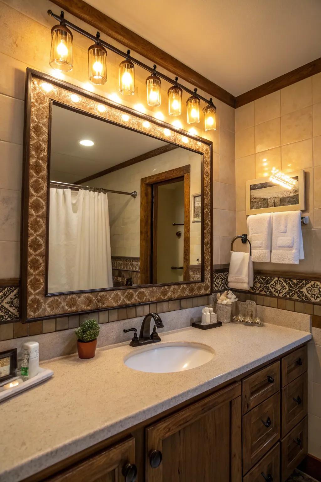 Enhancing the ambiance of your bathroom through innovative lighting.