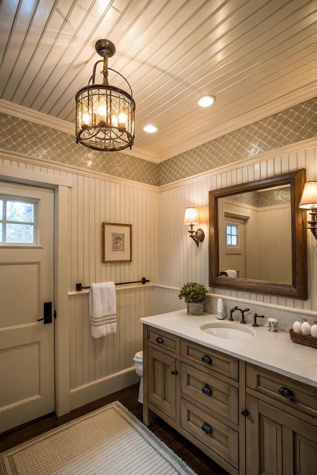 Shadowgap ceilings create a unique, cohesive look.