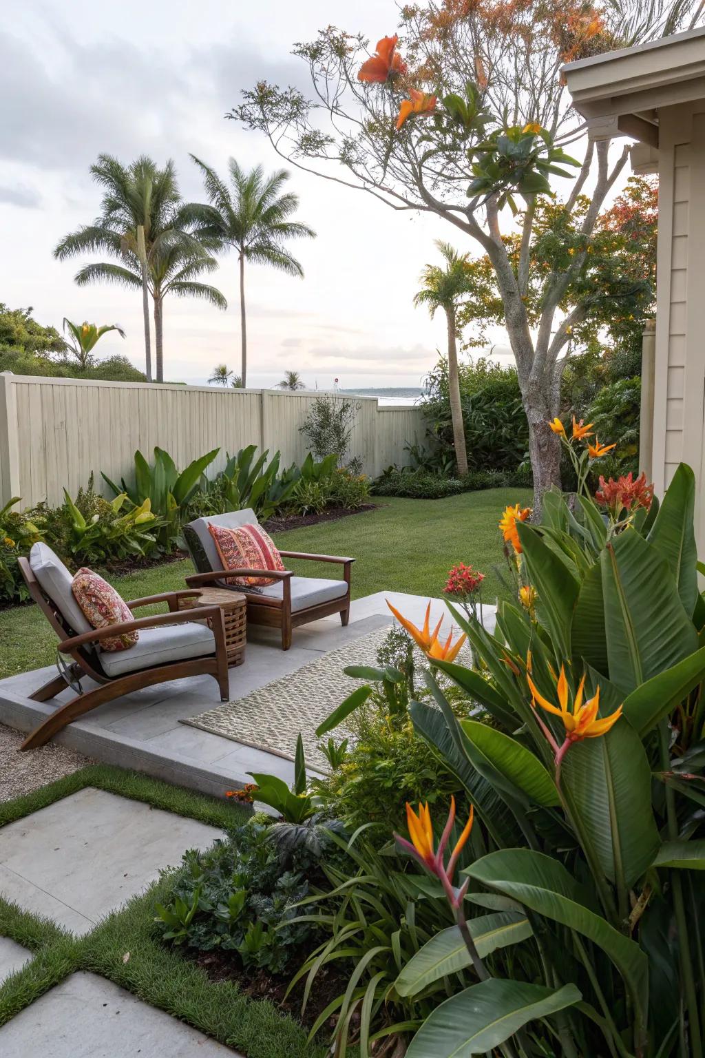 Develop a tranquil haven with Regal Plume in your backyard.