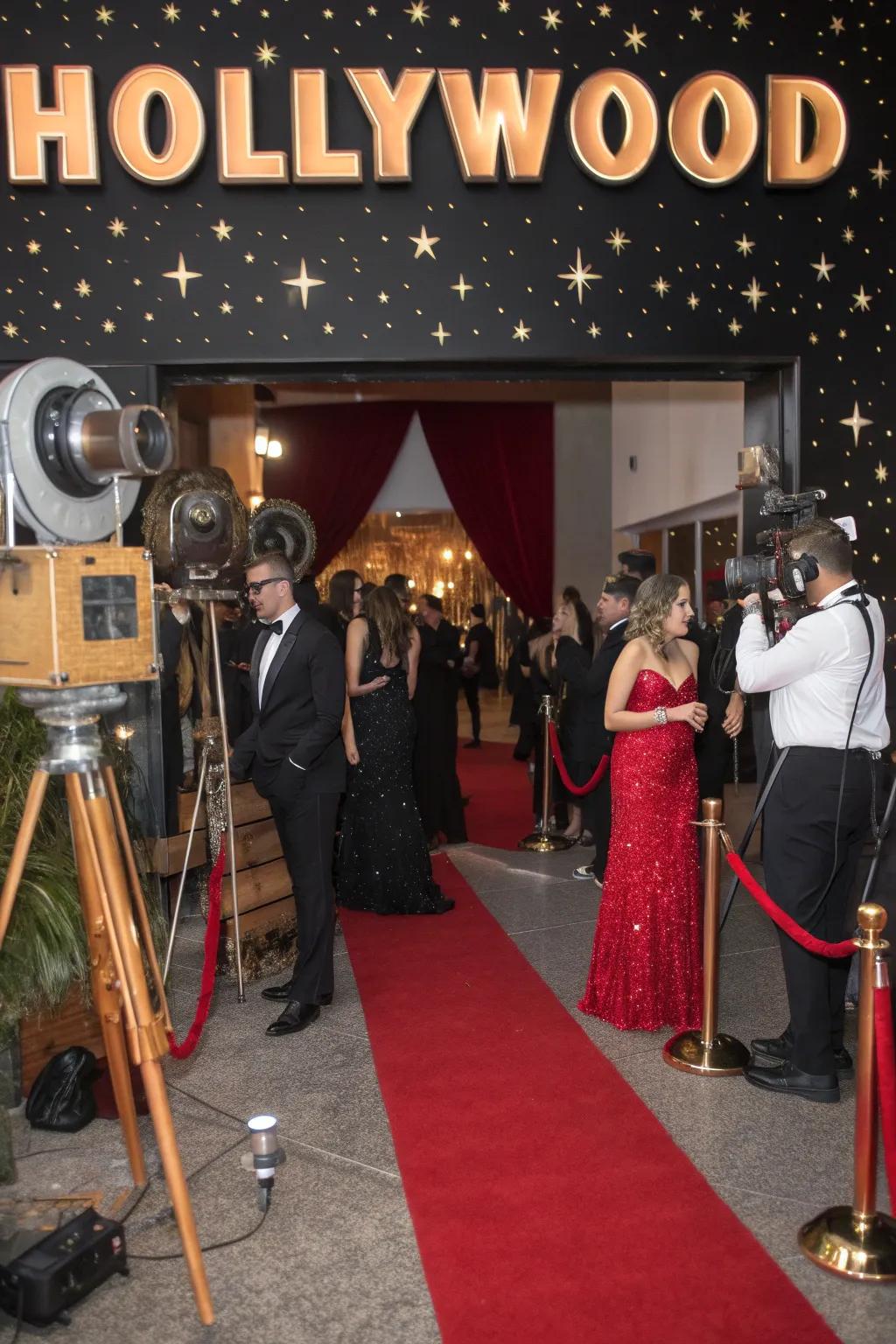 Experience being a celebrity at a star-studded themed festivity.