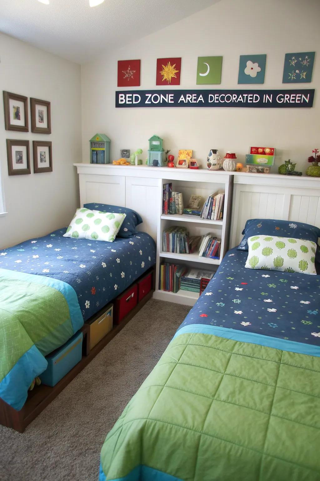 Individualized spaces that celebrate each boy's personality.
