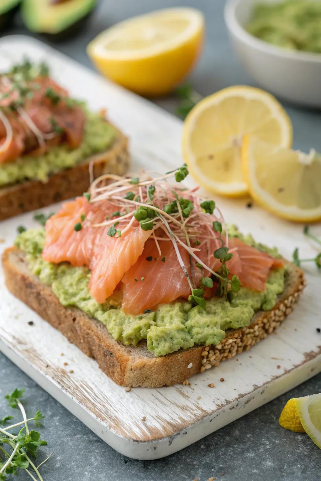 A sophisticated spin on avocado toast that’s guaranteed to impress.