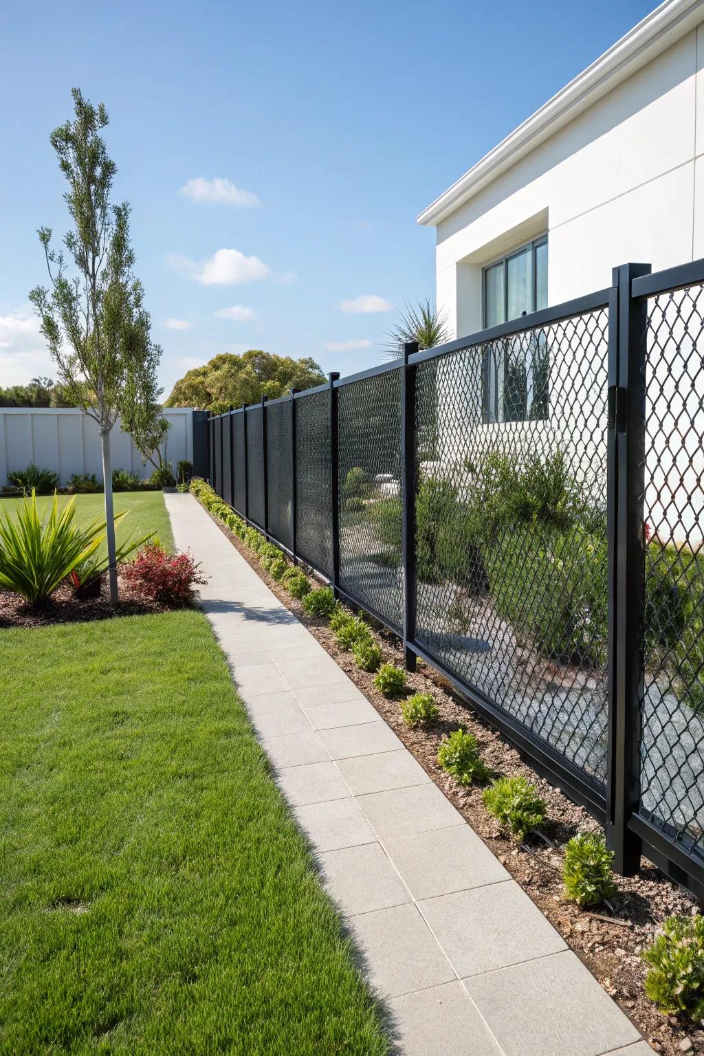A fresh coat of paint can transform your fence's style.