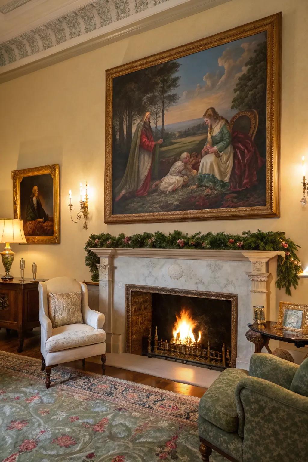 Biblical art adds a storytelling element to any home.