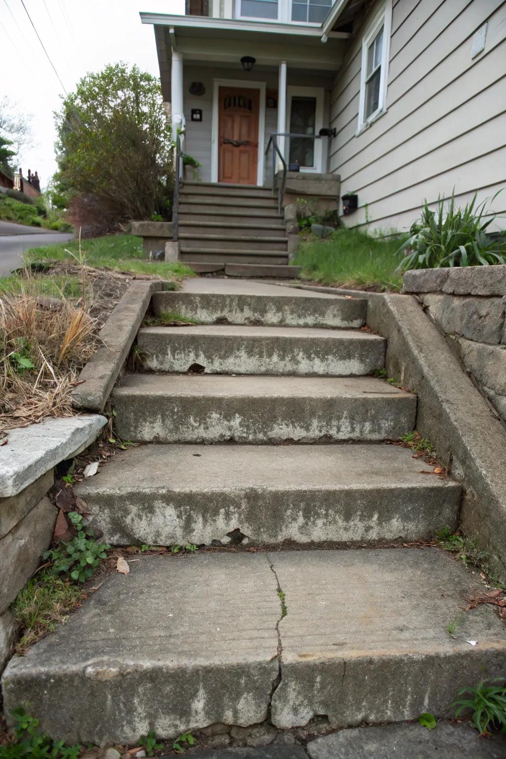 Different step shapes bring unique charm.