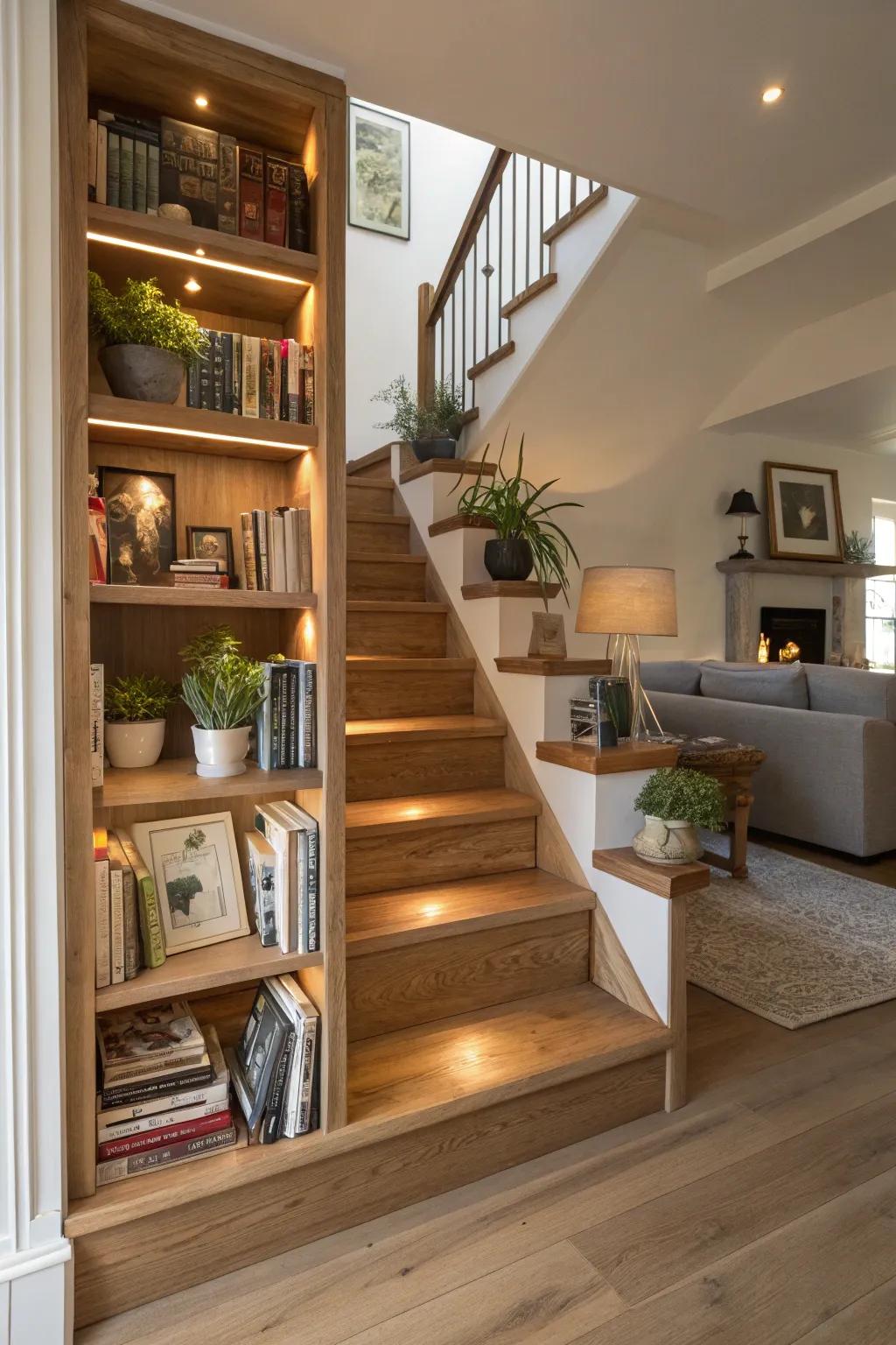 Clever storage meets design with practical staircases.