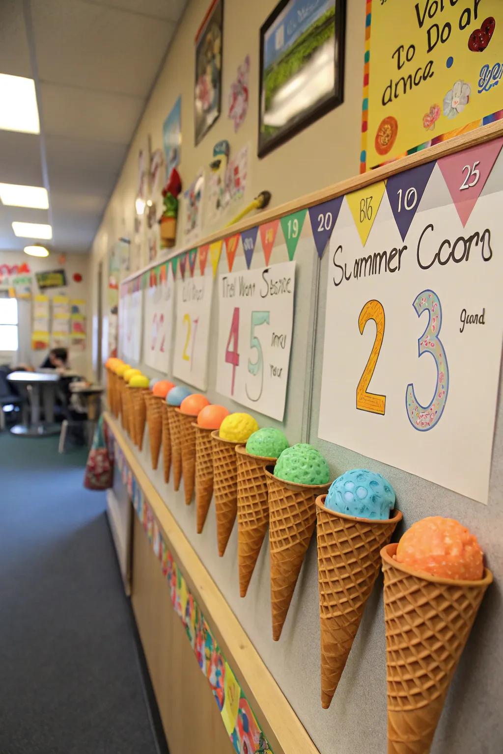 A tasty ice cream countdown to celebrate summer's arrival.