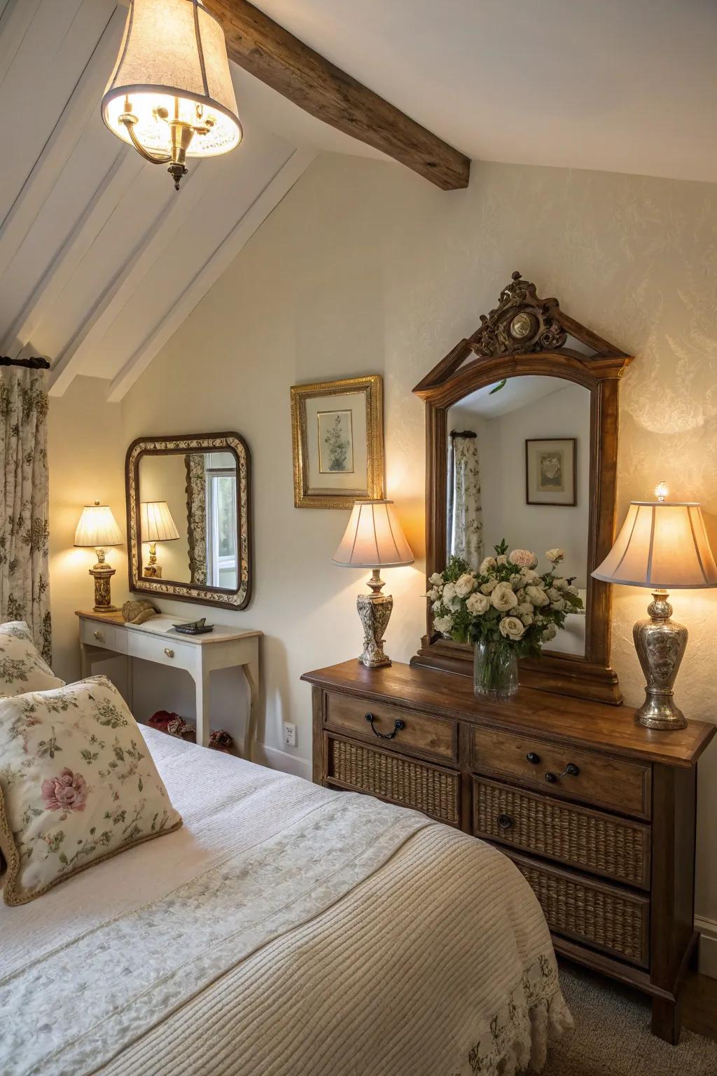 Vintage decor provides heritage and individuality.