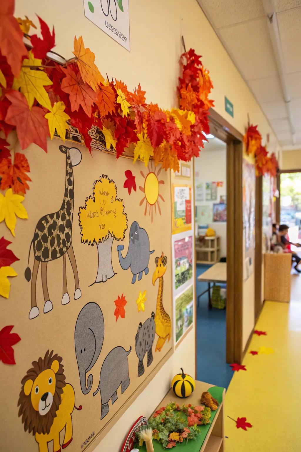 Sylvan Creature Escapades board featuring creature silhouettes.