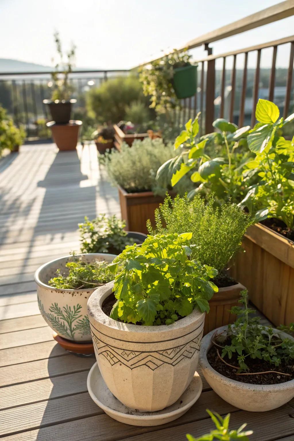 Embrace flexibility using varied box gardening.