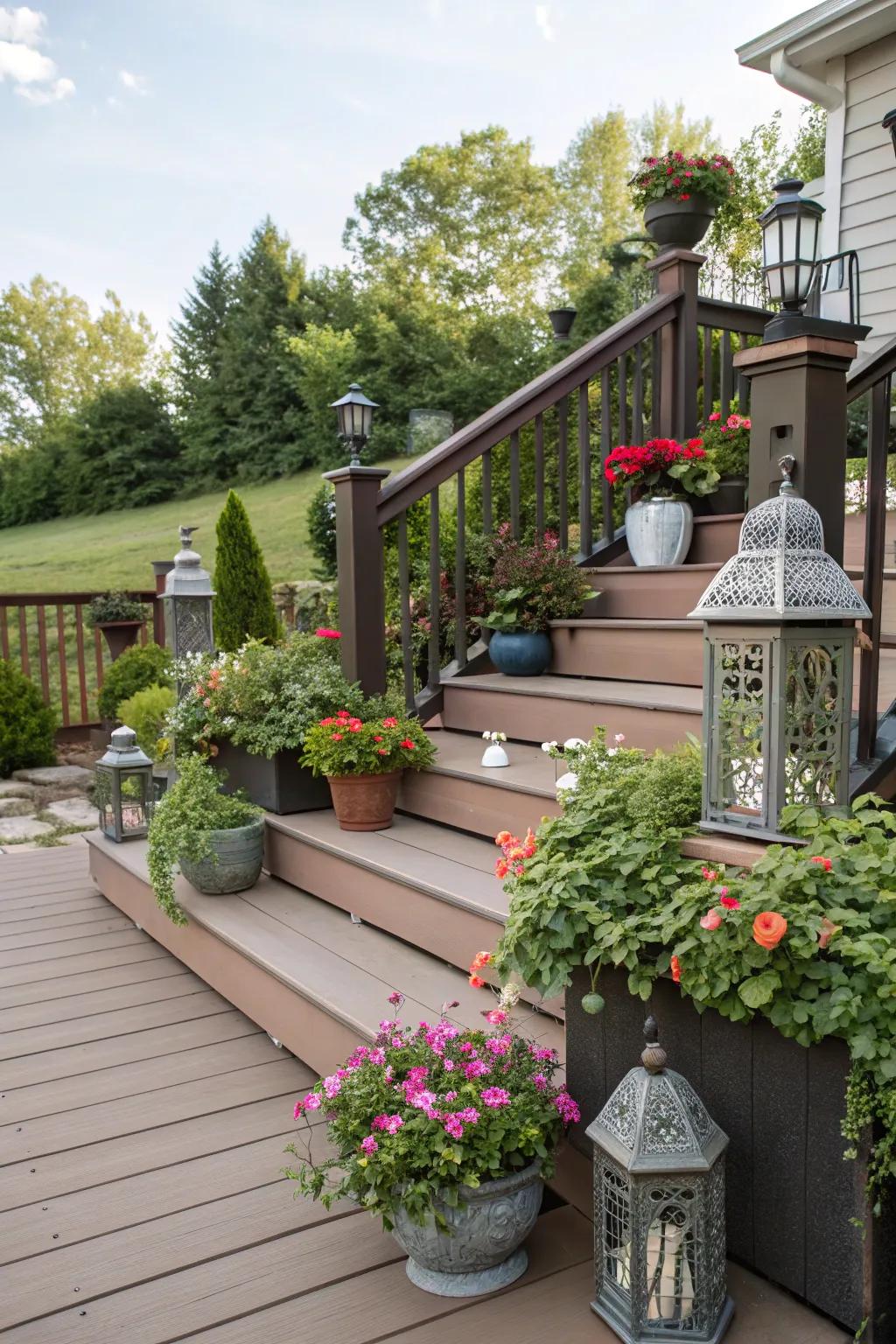 Wide steps enhancing both purpose and style