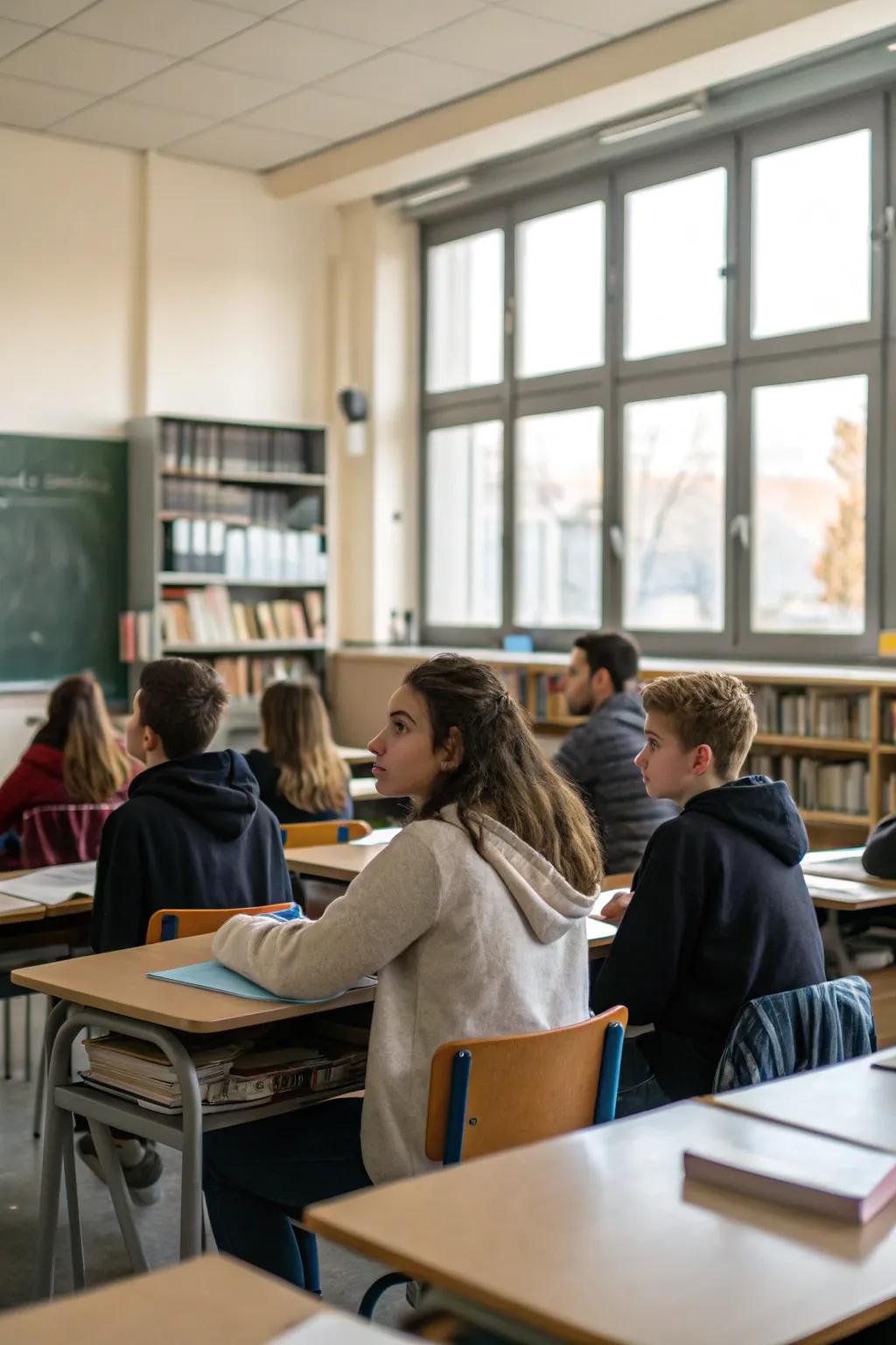 Traditional rows updated with a modern twist can enhance lecture-based education.