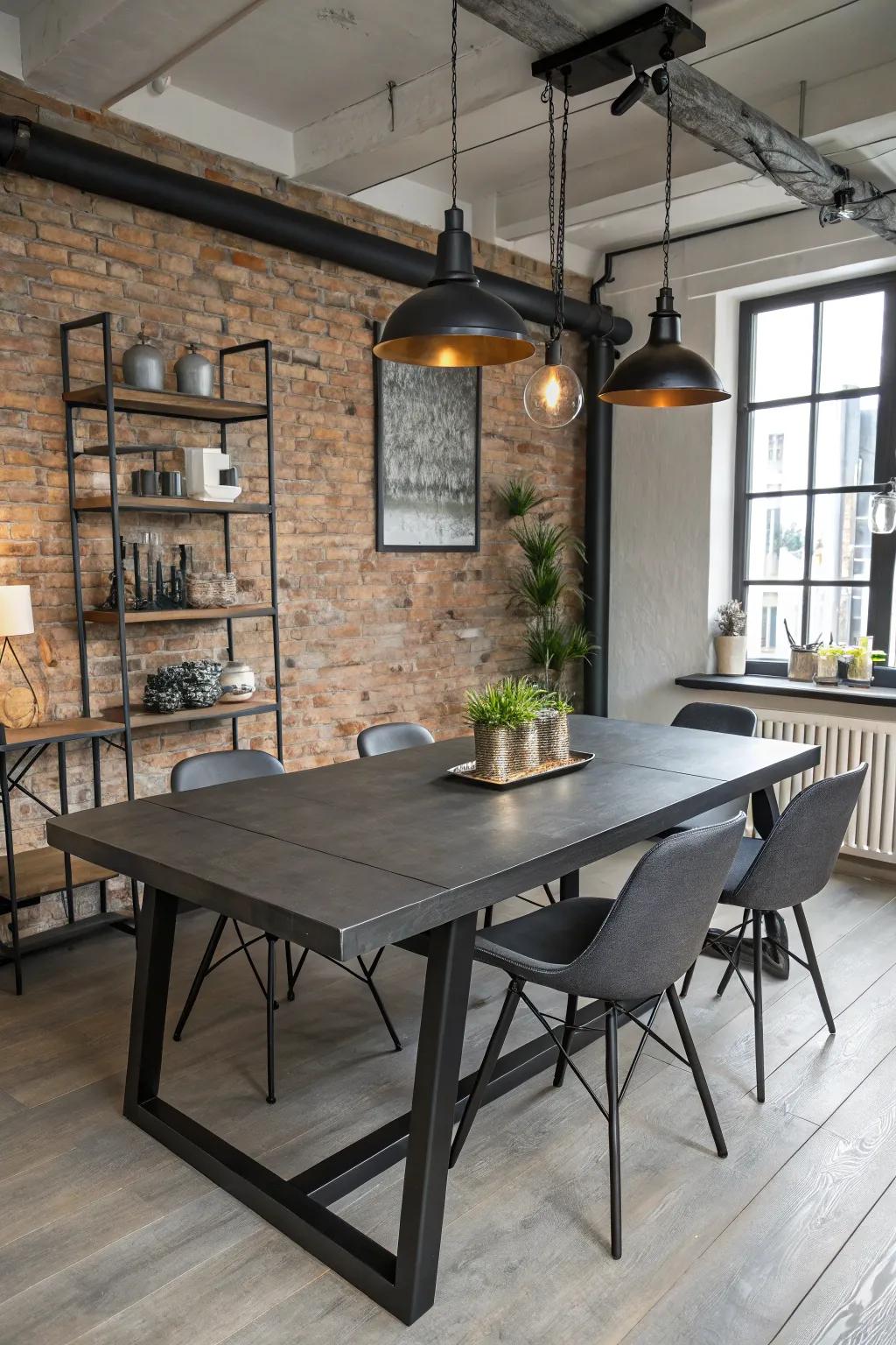 Smoked finish makes a bold, dramatic statement.