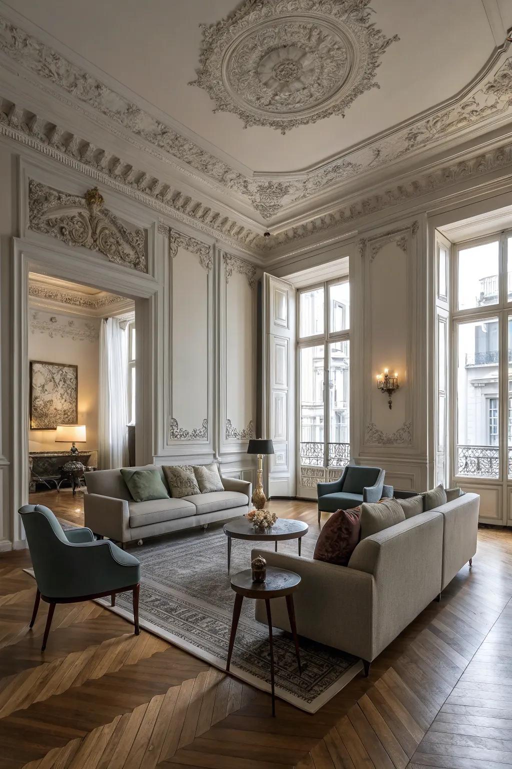 The mix of modern and classic elements adds depth and character.