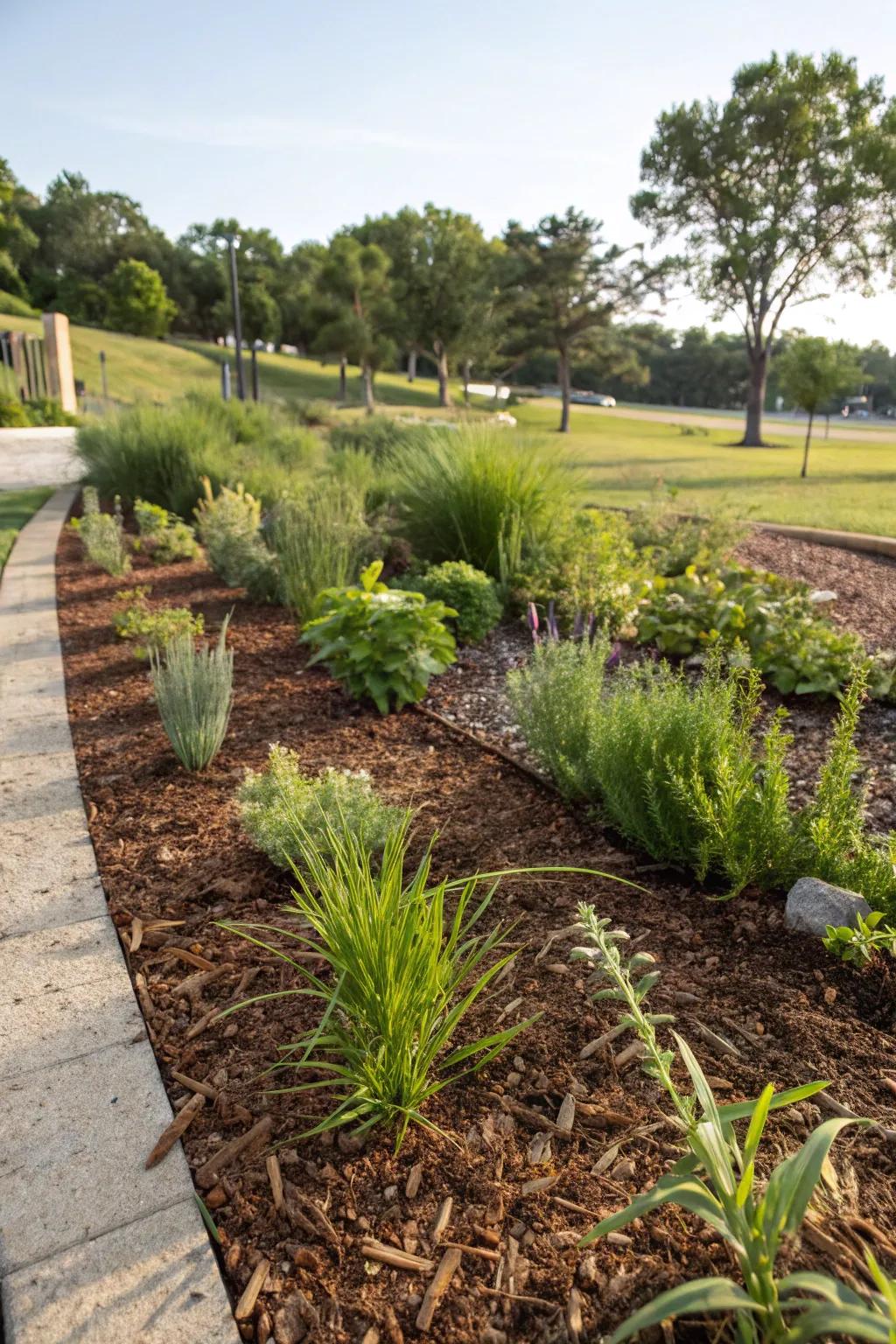 Soil cover helps keep moisture in the ground, ensuring your garden always looks its best.
