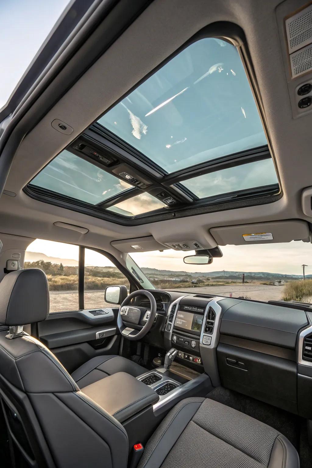 A floating roof adds a modern twist to your classic truck.